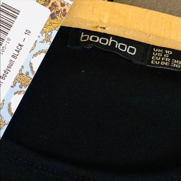 NWT Black T-shirt bodysuit - Picture 11 of 12